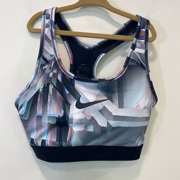 Nike Fit Sports Bra Dri Fit Small Multicolor Padded - Picture 1 of 6
